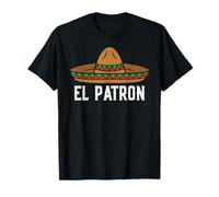 El Patron boss Cinco de Mayo Sombrero hat T-Shirt
