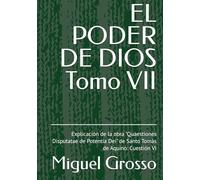 EL PODER DE DIOS Tomo VII: Explicación de la obra "Quaestiones Disputatae de Potentia Dei" de Santo Tomás de Aquino: Cuestión VI (La Sabiduría tomista: Reflexiones sobre el Poder de Dios)