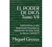 EL PODER DE DIOS Tomo VII: Explicación de la obra "Quaestiones Disputatae de Potentia Dei" de Santo Tomás de Aquino: Cuestión VI (La Sabiduría tomista: Reflexiones sobre el Poder de Dios)