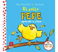 El pollo Pepe aprende a volar