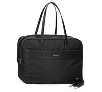 El Potro Luna Laptop Briefcase Double Compartment Adaptable Laptop 15.6 Inches Black 40x32x8cm Polyester with Faux Leather Details by Joumma Bags