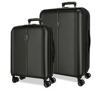 El Potro Vera Suitcase Set, 40 x 55 x 20 cm, 49 x 70 x 28 cm, Black, 40 x 55 x 20 cm, 49 x 70 x 28 cm, Suitcase Set