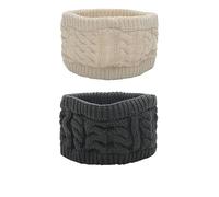 El Regalo Women Pack Of 2 Knitted Chill Wrap Headband,Assorted
