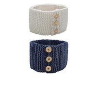 EL REGALO Women Pack Of 2 Knitted Chill Wrap Headbands