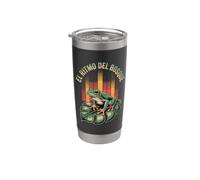 El Ritmo Del Bosque Fun Frog and Electronic Music Waves Stainless Steel Insulated Tumbler