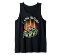 El Ritmo Del Bosque Fun Frog and Electronic Music Waves Tank Top