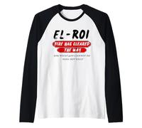 El Roi Fire has Cleared The Way - NSPPD Morning Prayer Raglan Baseball Tee