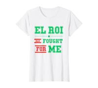 El-Roi Has Fought for Me NSPPD Prayer Morning Altar Value Graphic T-Shirt, Women, White, XL