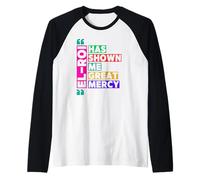El Roi Has Shown Me Great Mercy - NSPPD Morning Prayer Raglan Baseball Tee