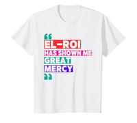 El Roi Has Shown Me Great Mercy - NSPPD Morning Prayer T-Shirt, Youth, White, Small