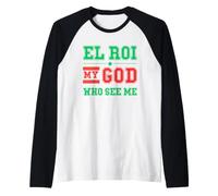 El Roi My God Who See Me - NSPPD Morning Prayer Altar Raglan Baseball Tee