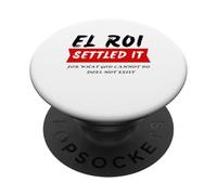 El Roi Settled It - What God cannot Do Does Not Exist PopSockets Adhesive PopGrip