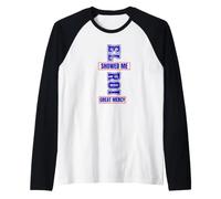 El Roi Showed Me Great Mercy - NSPPD Morning Prayer Altar Raglan Baseball Tee