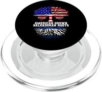 El Salvador American Salvadoran Roots Heritage Patriotic PopSockets PopGrip for MagSafe