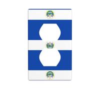 El Salvador Duplex Receptacle Outlet Wall Plate, Standard Size 1-Gang, Polycarbonate Thermoplastic.