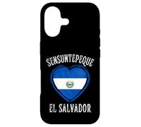 El Salvador Flag Heart Sensuntepeque City Case for iPhone 17