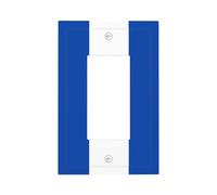 El Salvador Flag Light Switch Wall Plate Faceplate Cover Single Rocker 1 Gang Decorator Outlet Receptacle Covers for Home Kitchen Room Bathroom Decor
