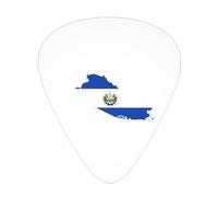El Salvador Flag Map Guitar Picks Plectrums For Guitar Bass 12 Pack