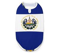 El Salvador Flag Pets Shirt Vest Cute Dog Tank Top Soft Sleeveless T-Shirt for Puppy Kitty Cats 2XL
