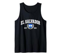El Salvador Flag Tank Top