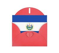 El Salvador Greeting Card with Red Envelope Holidays Birthdays Weddings Anniversaries Write Unique Blessings