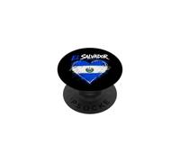 El Salvador Love Heart PopSockets Adhesive PopGrip