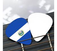 El Salvador Patterned guitar pick set - (thin/medium/thick), widely compatible with all kinds of stringed instruments,