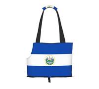 El Salvador Printed Portable Foldable pet Shoulder Bag, Suitable for Carrying Small Pets