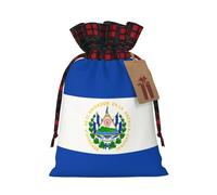 El Salvador Two Color Drawstring Gift Bag M Beautiful Convenient Suitable For Christmas Birthdays
