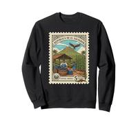 El Salvador Vintage Indigo Production Stamp Central America Sweatshirt