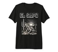 EL SAPO Mexican Desert Frog Sonora Healing Spirituality HOLY Premium T-Shirt