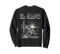 EL SAPO Mexican Desert Frog Sonora Healing Spirituality HOLY Sweatshirt
