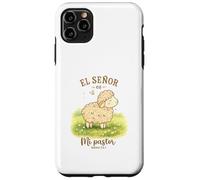 El Señor Es Mi Pastor Lamb Design Salmo 23:1 Cute Sheep Case for iPhone 11 Pro Max