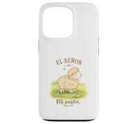 El Señor Es Mi Pastor Lamb Design Salmo 23:1 Cute Sheep Case for iPhone 13 Pro