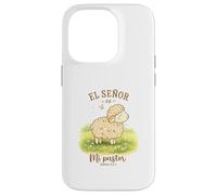 El Señor Es Mi Pastor Lamb Design Salmo 23:1 Cute Sheep Case for iPhone 14 Pro