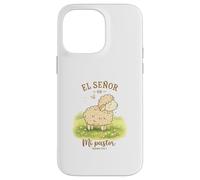 El Señor Es Mi Pastor Lamb Design Salmo 23:1 Cute Sheep Case for iPhone 14 Pro Max