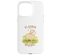 El Señor Es Mi Pastor Lamb Design Salmo 23:1 Cute Sheep Case for iPhone 15 Pro Max