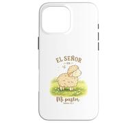 El Señor Es Mi Pastor Lamb Design Salmo 23:1 Cute Sheep Case for iPhone 16 Pro Max