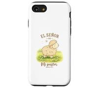 El Señor Es Mi Pastor Lamb Design Salmo 23:1 Cute Sheep Case for iPhone SE (2020) / 7/8
