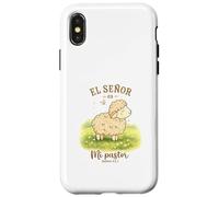 El Señor Es Mi Pastor Lamb Design Salmo 23:1 Cute Sheep Case for iPhone X/XS