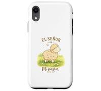 El Señor Es Mi Pastor Lamb Design Salmo 23:1 Cute Sheep Case for iPhone XR