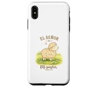 El Señor Es Mi Pastor Lamb Design Salmo 23:1 Cute Sheep Case for iPhone XS Max