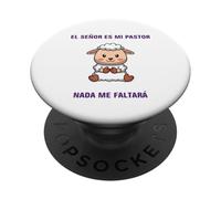 El Señor es mi pastor, nada me faltará. PopSockets Adhesive PopGrip