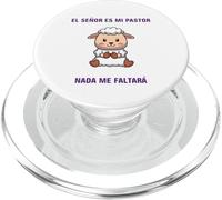 El Señor es mi pastor, nada me faltará. PopSockets PopGrip for MagSafe