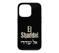 El Shaddai Hebrew Roots Calligraphy Letters Case for iPhone 13 Pro