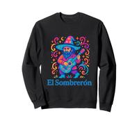 El Sombrerón Latin American Folklore Trickster Spirit Design Sweatshirt
