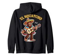 El Squatcho Bigfoot Funny Sasquatch Zip Hoodie