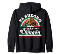 El Suegro Más Chingón Funny Matching Family Couples Humor Zip Hoodie