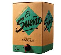 El Sueño Silver 5L Bag in Box Tequila | Great-tasting quality made with fresh sustainably-produced ingredients, versatile and super-smooth to taste with a delightfully floral & citrus finish, 38% ABV