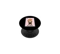El Tata Bingo Card BBQ Grandpa Mexican Dad Father's Day PopSockets Adhesive PopGrip